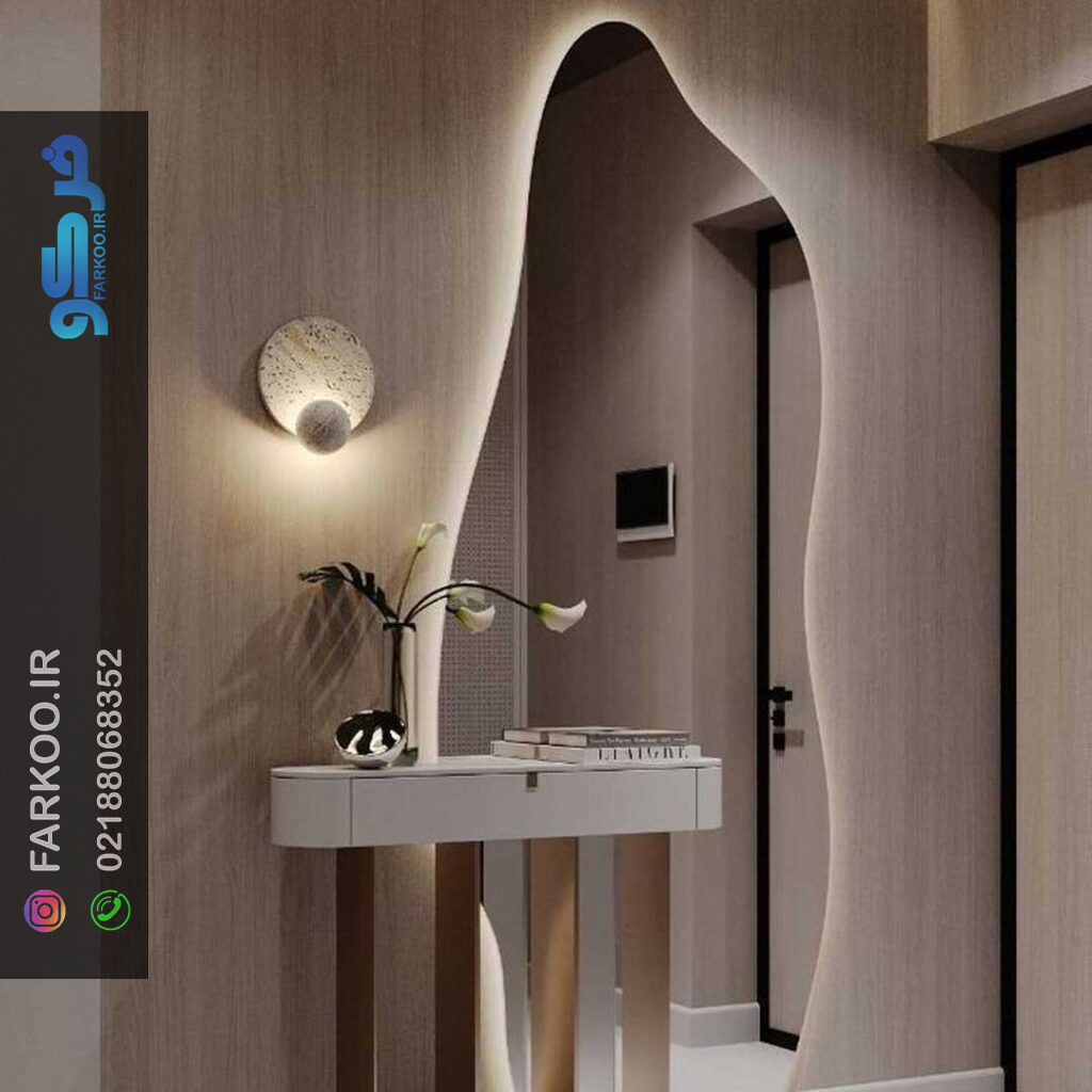 روش نصب آینه به دیوار