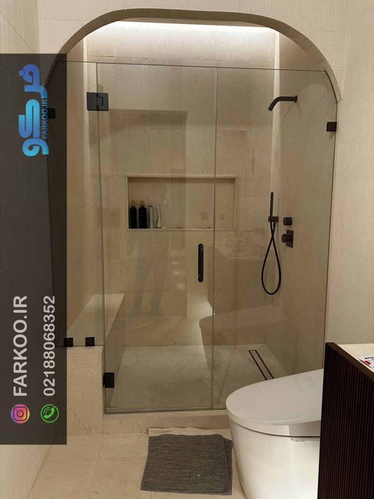 پارتیشن شیشه ای حمام