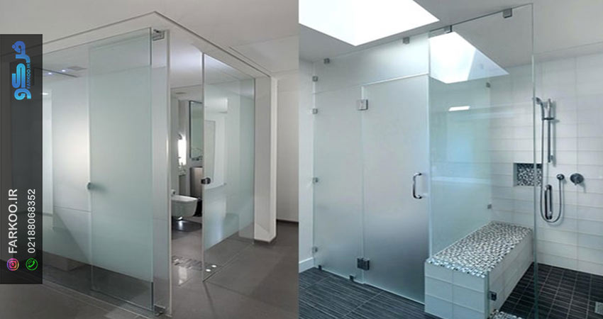 قیمت درب شیشهای ریلی حمام