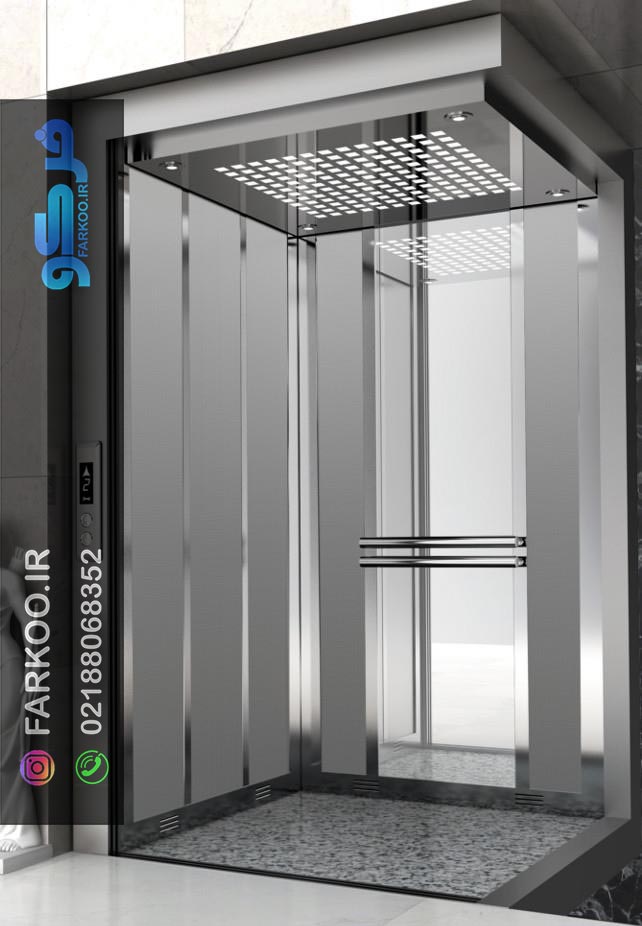 کابین شیشه‌ای آسانسور