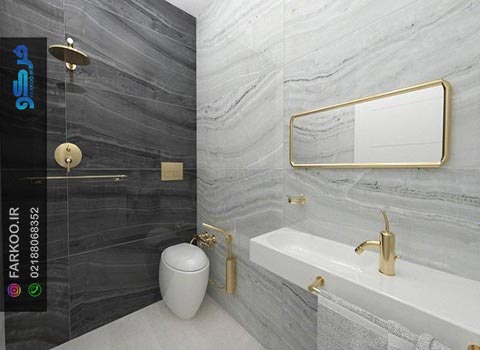 چسباندن آینه به کاشی حمام