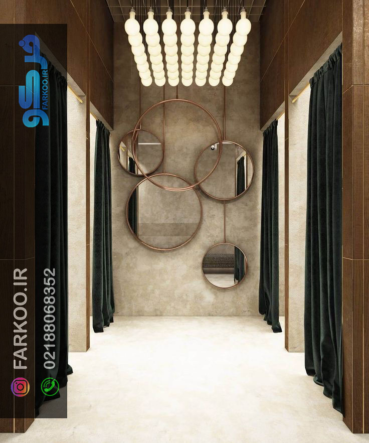 آینه چند تکه دیواری