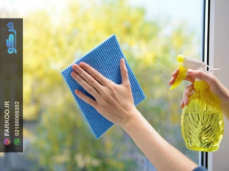 برق انداختن شیشه و آینه