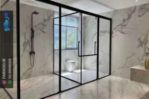 قیمت پارتیشن شیشه‌ای حمام