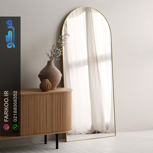 چیدمان آینه قدی