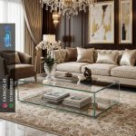 میز شیشه ای مدل TL40
