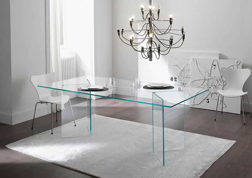 Glass table model TL41