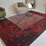 میز جلومبلی شیشه ای خم TL43
