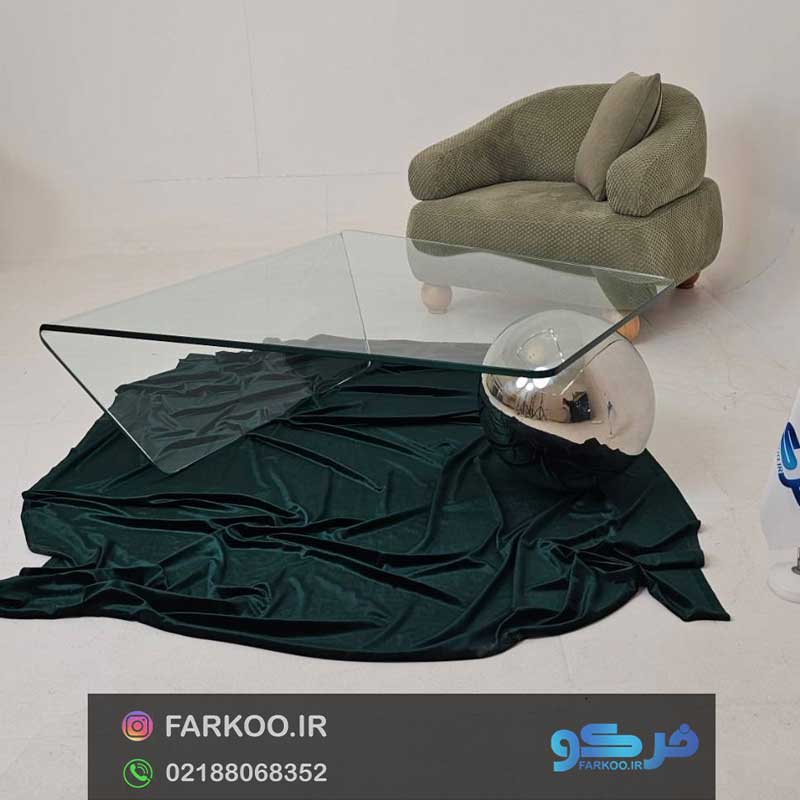 میز-جلو-مبلی-شیشه-ای-گوی-دار-1 میز جلومبلی شیشه ای گوی دار