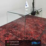 میز ناهار خوری شیشه ای tl45