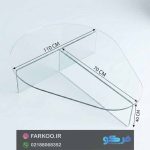 میز جلومبلی شیشه ای مدل TL04 - Image 2