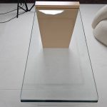 میز کنسول شیشه ای با پایه چوبی TL05 - Image 5