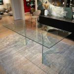 میز ناهارخوری با پایه شیشه ای مدل TL06 - Image 6