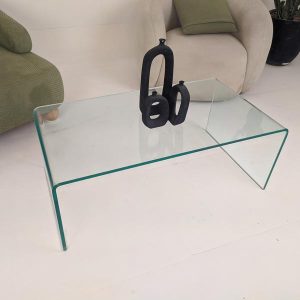 میز جلومبلی شیشه ای خم مدل tl10