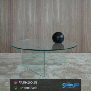 میز جلومبلی شیشه ای tl16