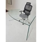 میز شیشه ای مدیریت و اداری tl18
