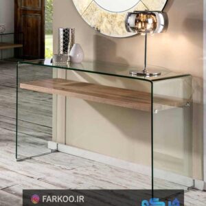 میز شیشه ای کنسول TL24