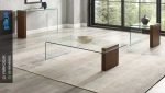 میز جلومبلی شیشه ای خم با پایه چوبی مدل tl55 - Image 4